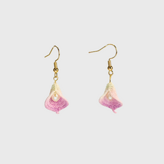 Elegant Calla Lily Hook Earrings