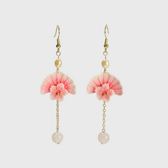 Sakura Fan Earrings